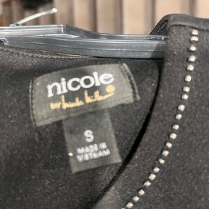 Nicole Black Midi Dress